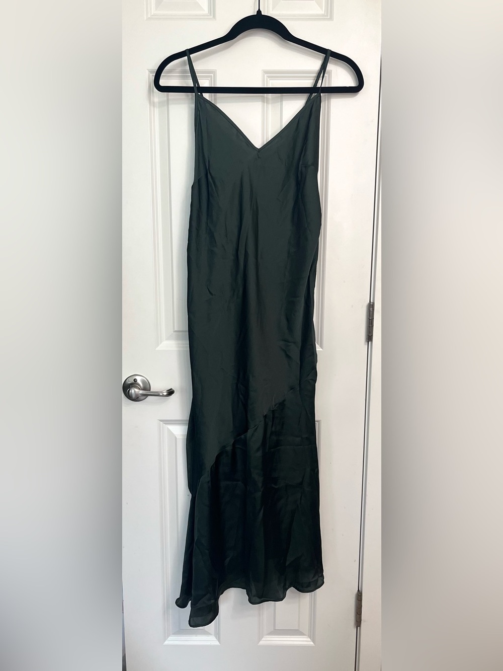 Adore Me Green Slip Dress NWT